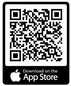 Download the iCertifyU app from the Apple Store with this QR code